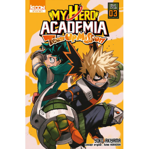 Couverture de My Hero Academia Team-up Mission T03 - Tome 3