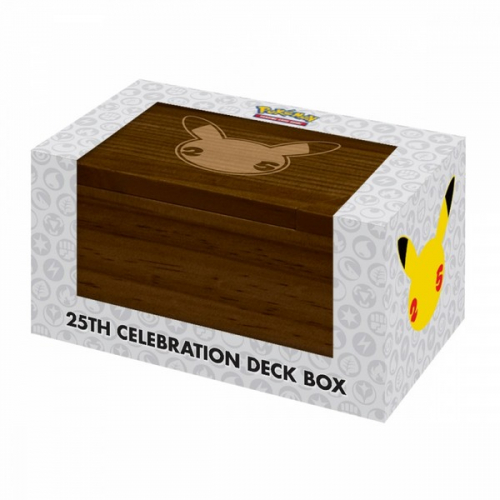 Pokémon - Ultra Pro - Deck Box - Célébration 25 ans en Bois