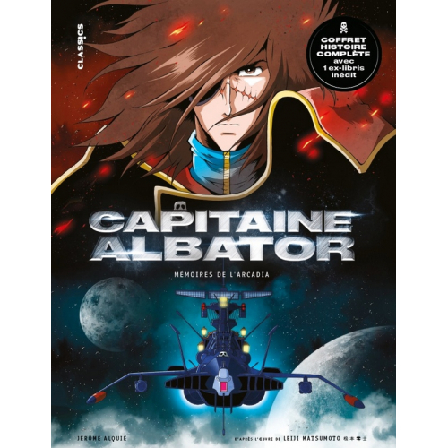 Coffret Capitaine Albator - Mémoires de l'Arcadia histoire complète + ex libris gratuit (VF)