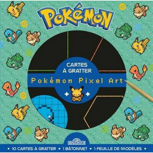 Pokémon Pixel Art - Carte à gratter