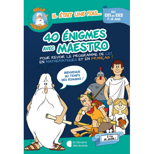 40 énigmes avec Maestro du CE1 au CE2 (VF)