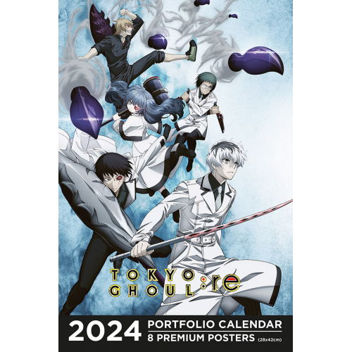 CALENDRIER Portfolio 2024 Tokyo Ghoul Re (VF)