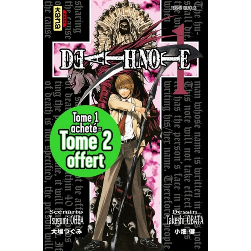 PACK 1+1 DEATH NOTE (TOMES 1+2) - OP 1+1 KANA 2024 (VF)