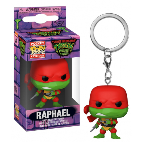 Pocket Pop ! Keychain - TMNT Tortues Ninja Mutant Mayhem - Raphael