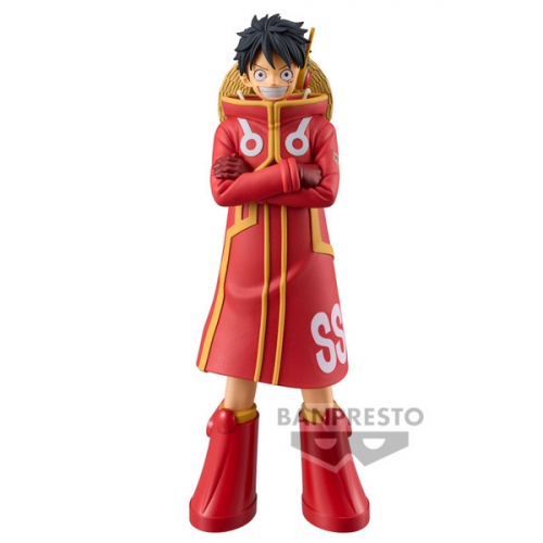 One Piece - Figurine Monkey D Luffy DXF The Grandline Series Egg Head